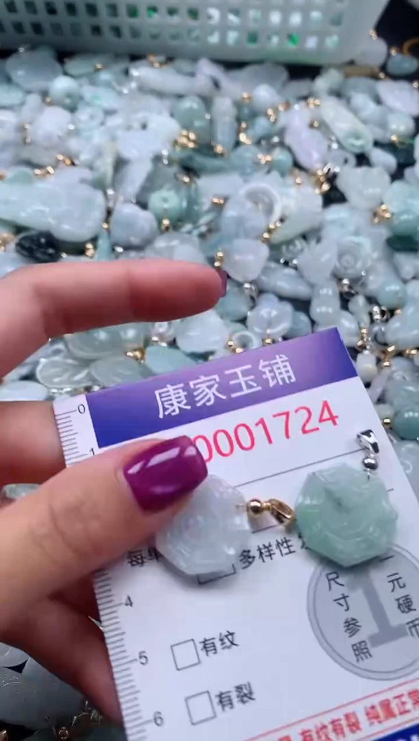 颈饰未镶嵌翡翠1724
