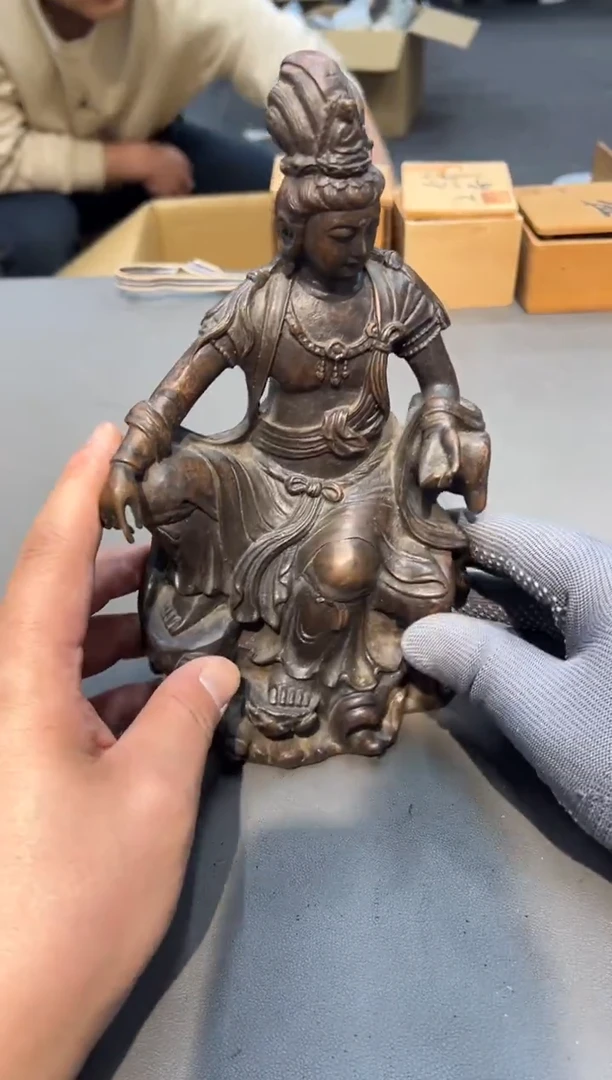 铜g****d工艺品小四孤品收藏