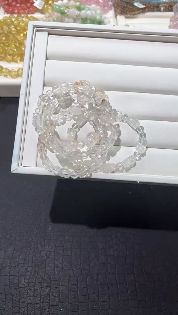水晶手链未镶嵌68y多样性发其一【1条】默认微瑕