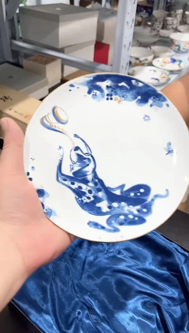 瓷片陶瓷（简装）盘子一个