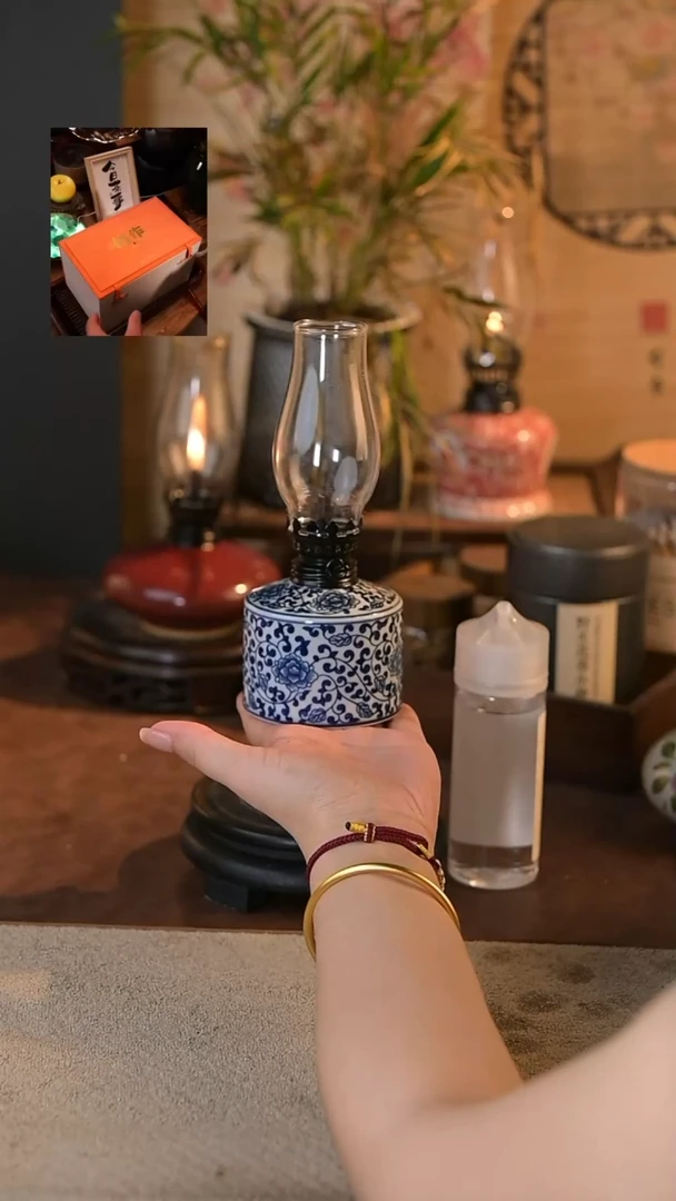 景德镇陶瓷香薰灯摆件