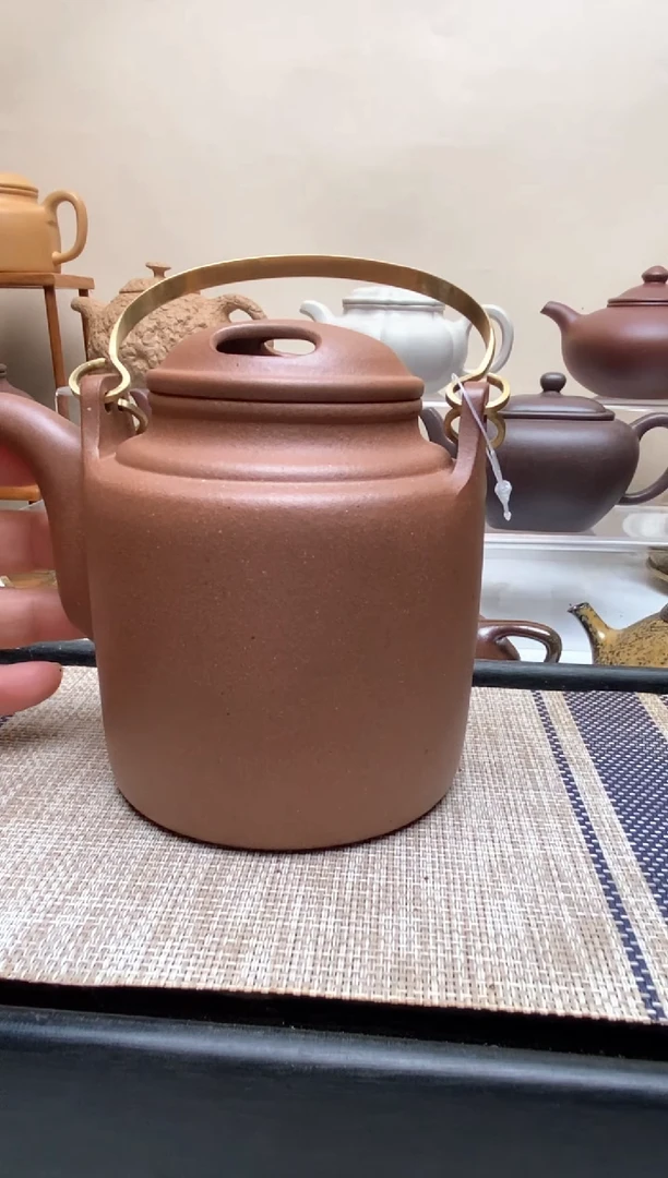 茶壶紫砂500毫升高温老乌泥微瑕