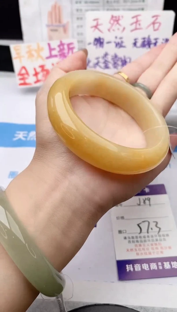 未镶嵌手镯石英质玉j89-HB57+