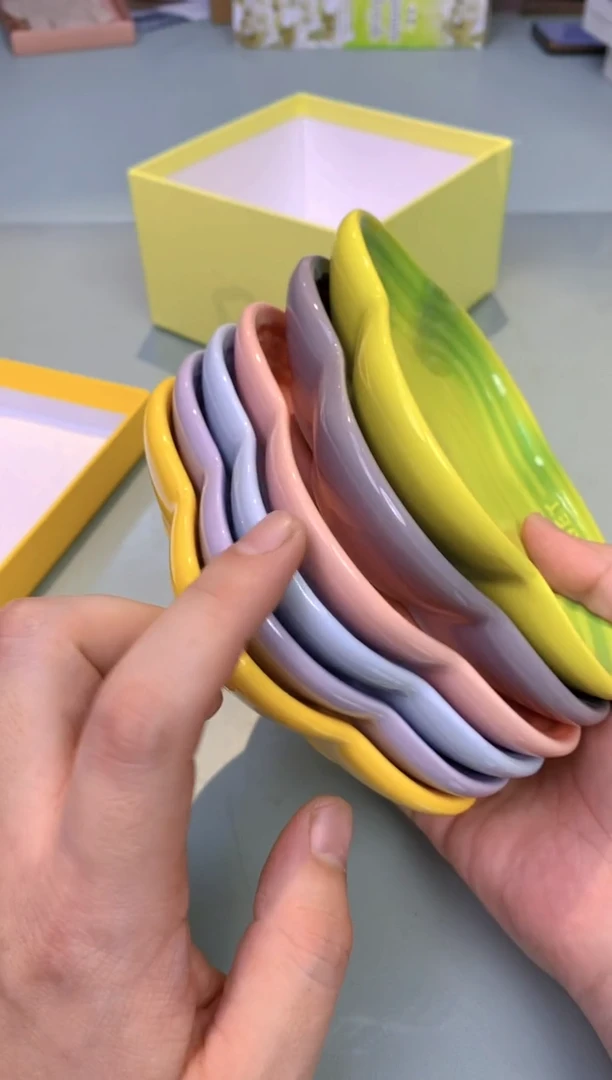 【闪购商品】瓷片梅花盘小