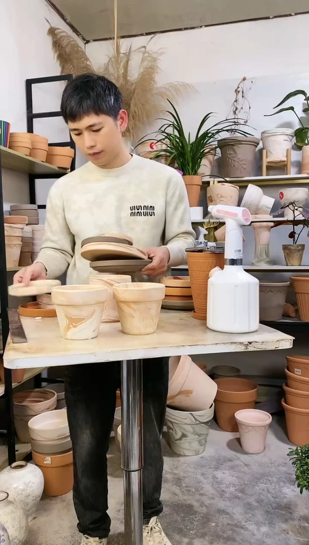 【闪购商品】红陶12*11玛奇朵 2盆2托