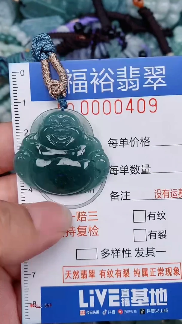 翡翠未镶嵌颈饰...0000409