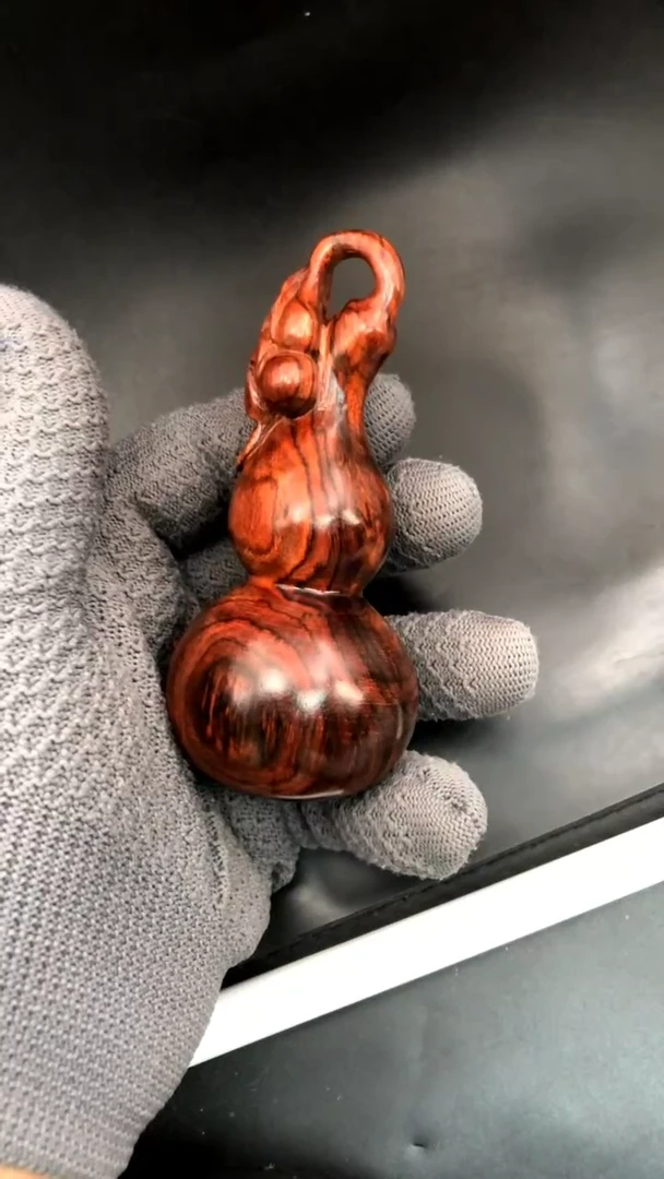 把件黄花梨/降香黄檀从**畏海黄中性料葫芦把件