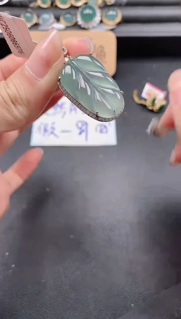翡翠戒指银S925镶嵌5151