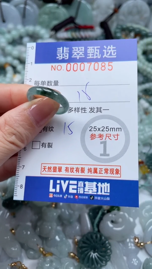 翡翠未镶嵌颈饰00..7085