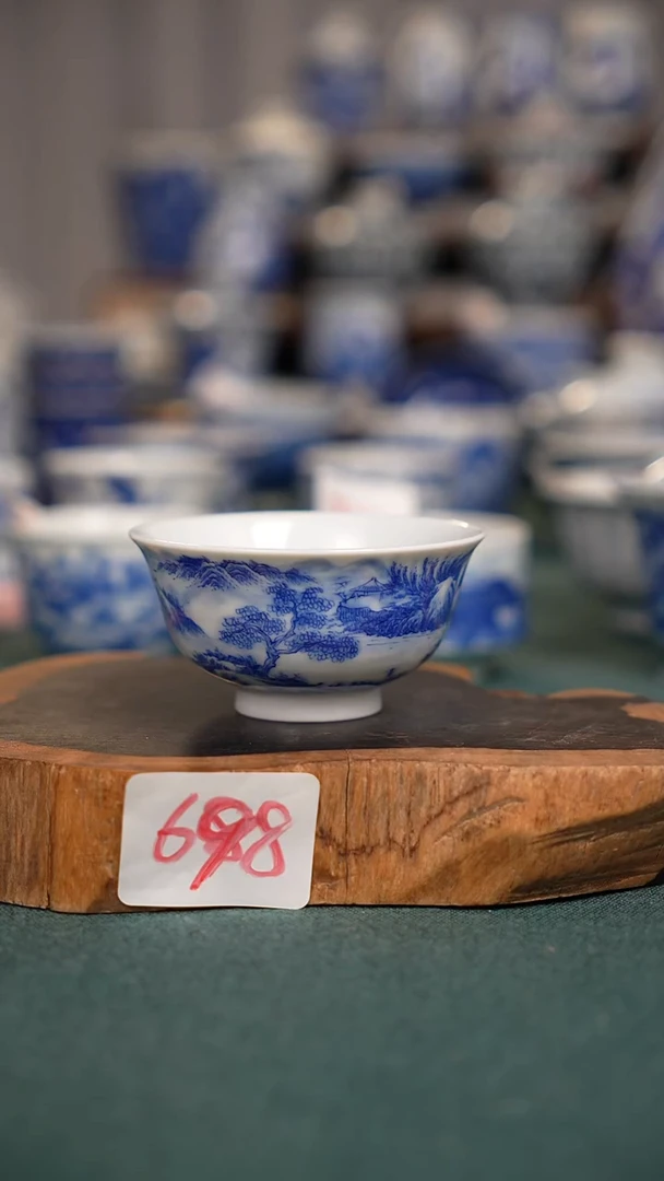 摆件瓷698全手工手绘茶器