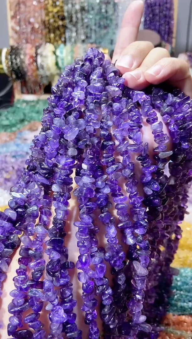 未镶嵌珠宝半成品水晶紫水晶