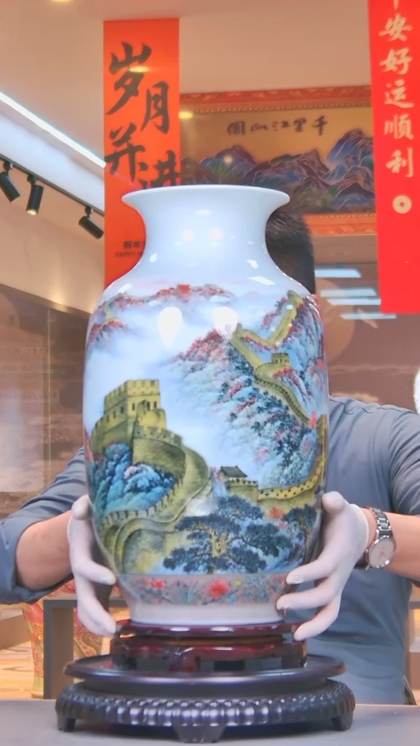 【闪购商品】摆件江山永固/景德镇摆件