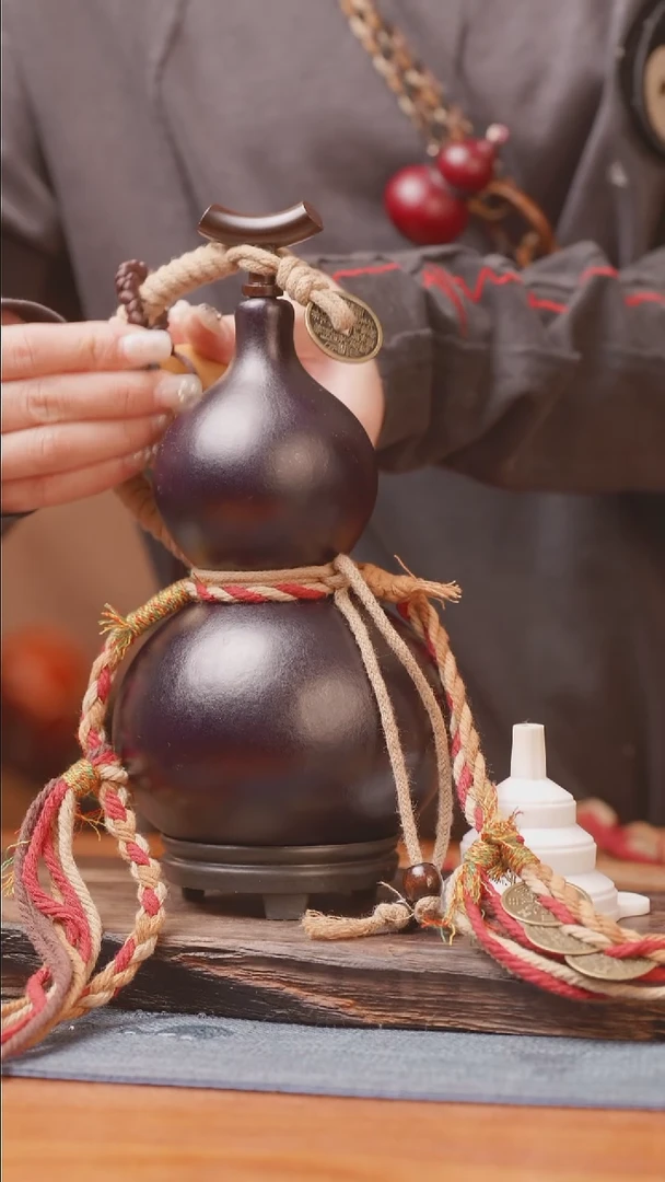 1777号链接精品大漆葫芦现货现发[一物一拍]