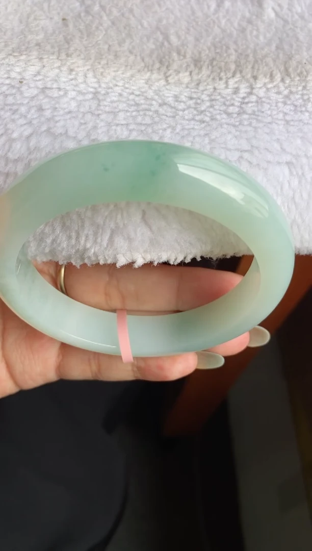 未镶嵌手镯翡翠（巨巨巨推荐）老坑芙蓉绿底飘花36号