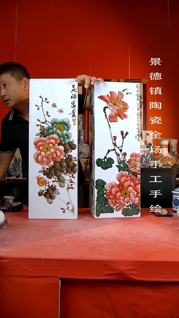 摆件用****6景德镇陶瓷 手工手绘