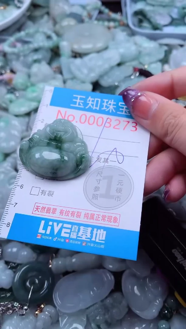 翡翠未镶嵌吊坠(不含链)3273