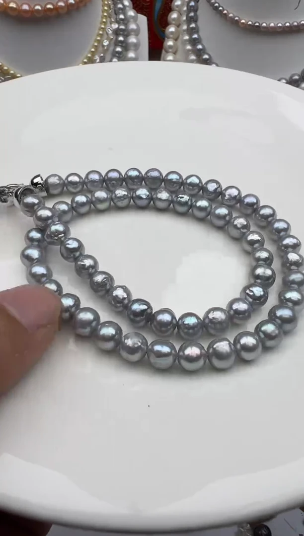淡水珍珠未镶嵌颈饰1