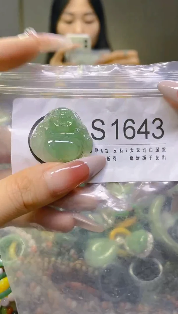 翡翠未镶嵌颈饰/S/翡翠A货一图一物