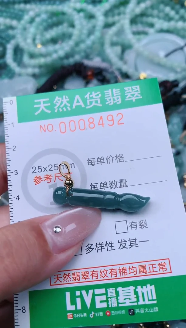 翡翠未镶嵌颈饰.0008492