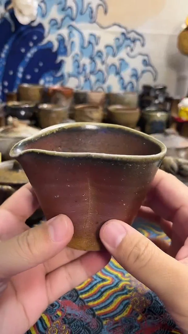 公道杯日式备前烧茶具茶周边