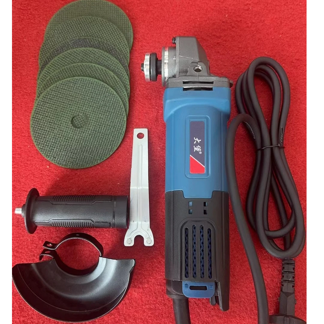 【赠6磨片】大堡220V 纯铜大功率工业级角磨机打磨抛光除锈