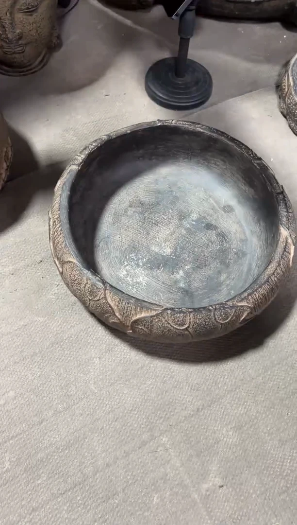 陶土【火山泥】荷韵盆