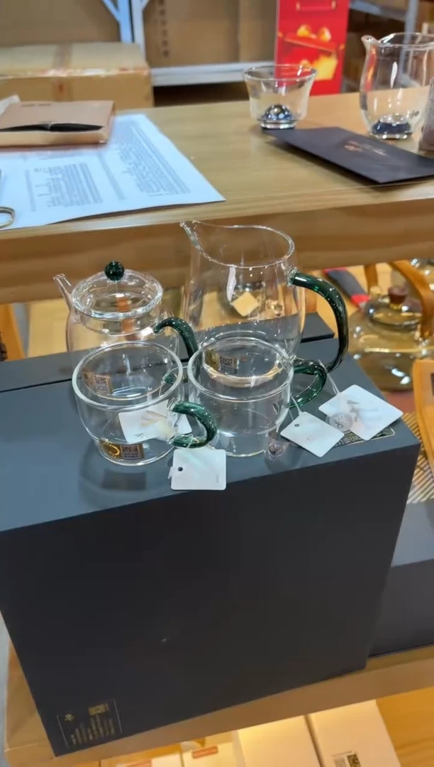 【闪购商品】禾器澄然墨绿色+禾器言卿壶+清尚杯