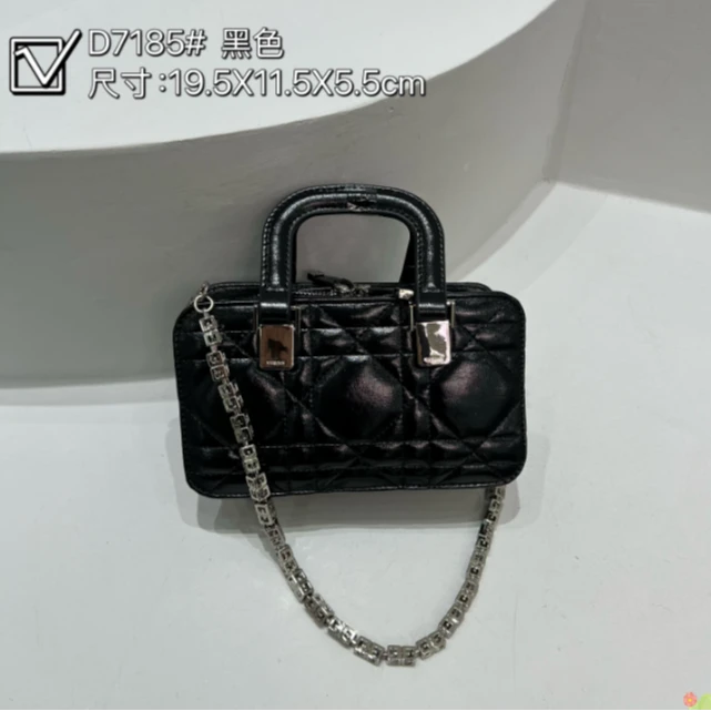 【YI CHEN】ZT-D7185-黑色-高定轻奢时尚百搭潮流女士包包