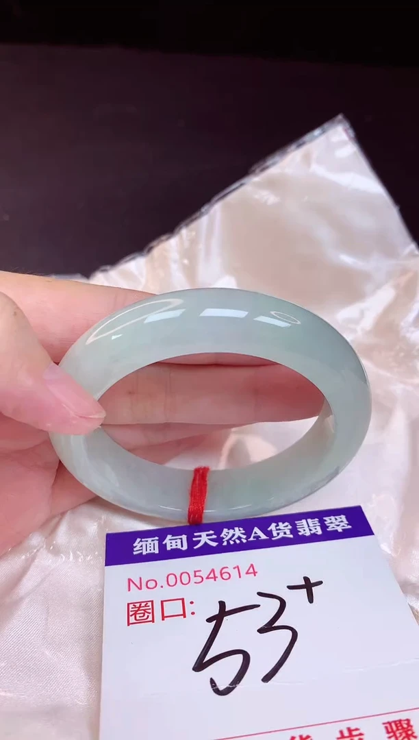 未镶嵌手镯翡翠53+