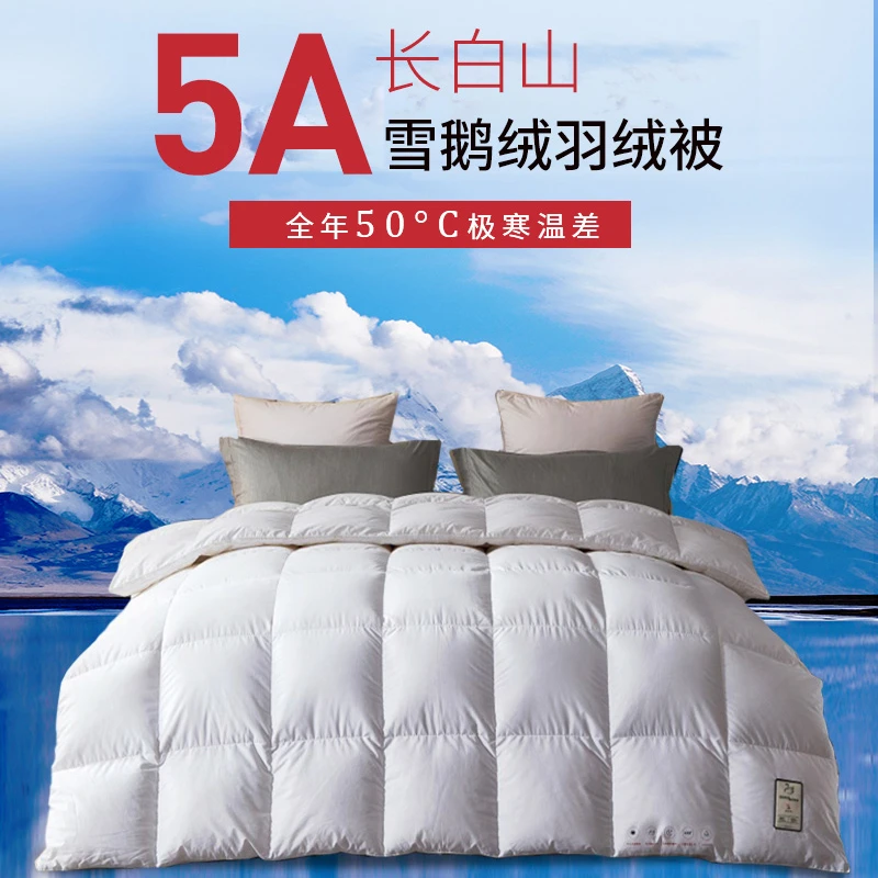 XIAN'E/仙娥现充【5A手捡白鹅绒被】七星羽绒被98加厚保暖春秋冬被