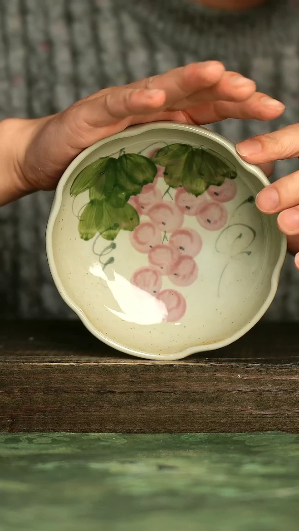 青诗集手工手绘瓷器