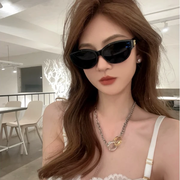 CDLM陈大刘芒 【uv400高清偏光】酷拽猫眼！显脸小太阳镜开车墨镜