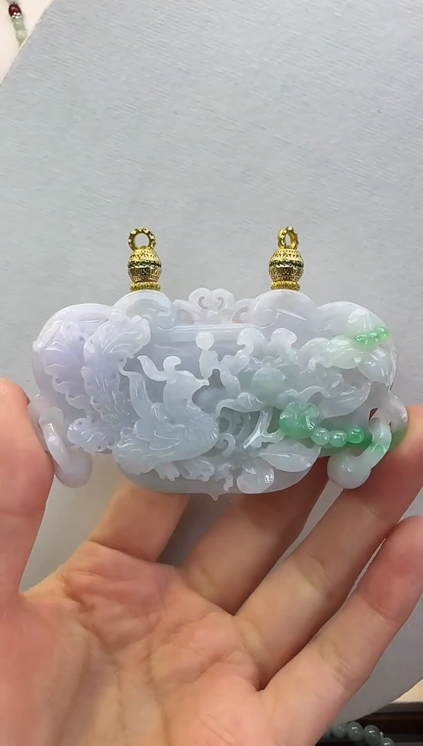 颈饰未镶嵌翡翠国风翡翠