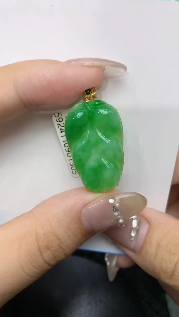 【闪购商品】翡翠颈饰18K金镶嵌222222222