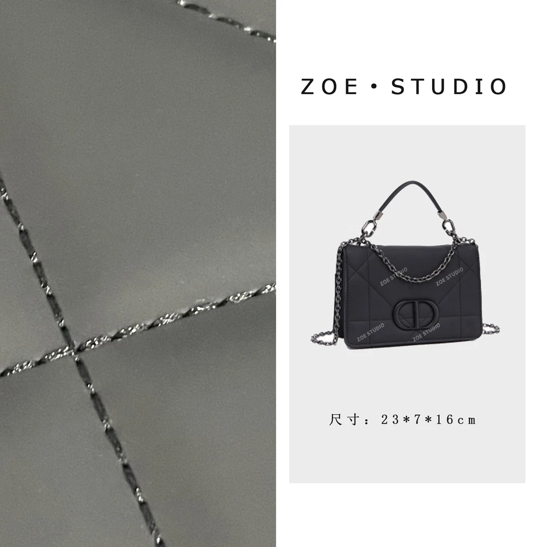 【佐伊甄选】QYX-9982-黑色轻奢女士时尚潮流通勤腋下斜挎包