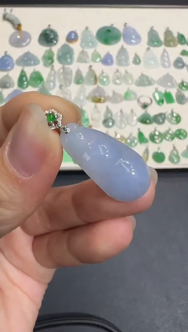 颈饰18K金镶嵌翡翠X1215-1501-477