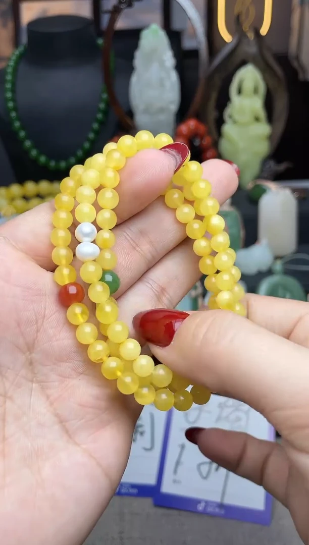 【闪购商品】琥珀颈饰未镶嵌项链