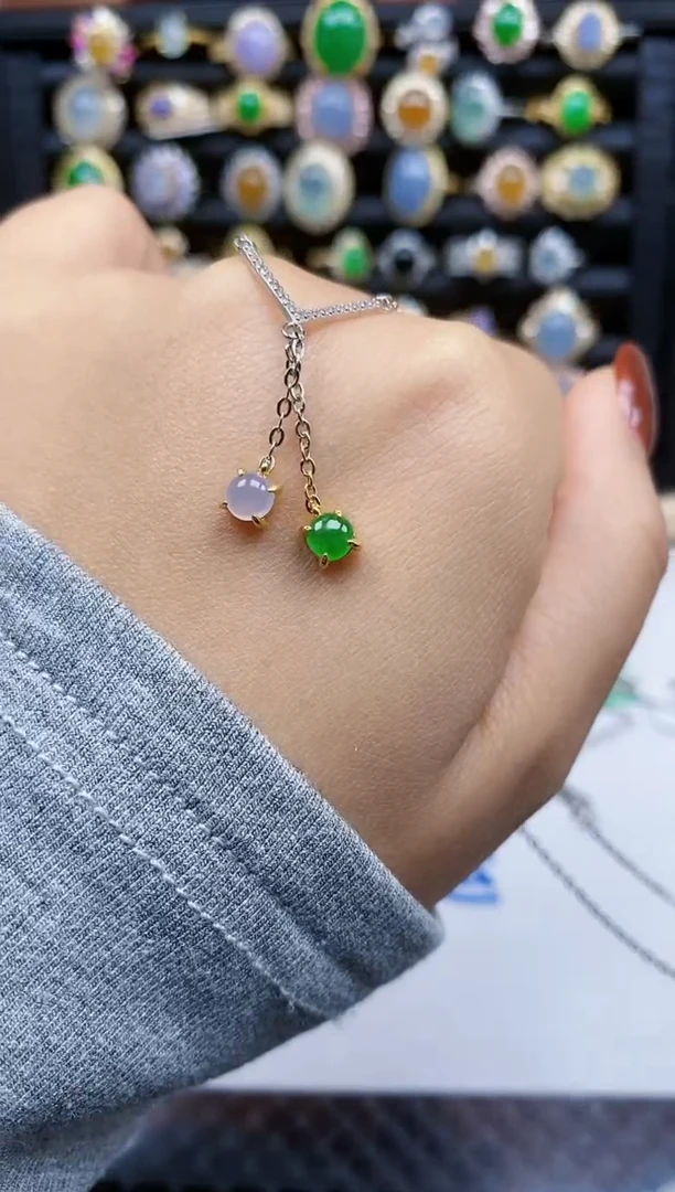 银S925镶嵌戒指翡翠353