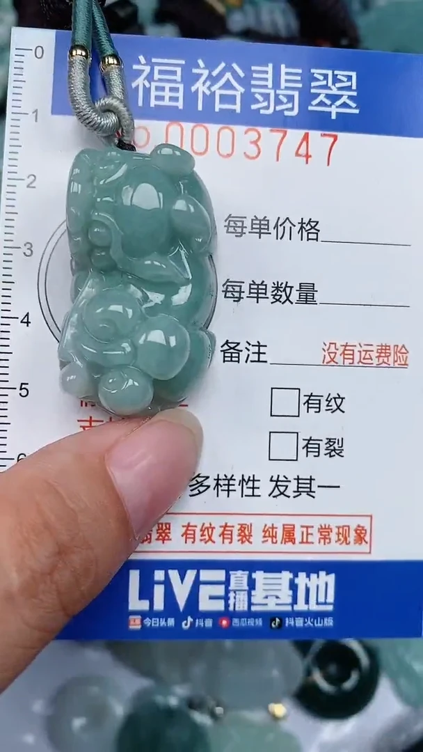 翡翠未镶嵌颈饰...0003747