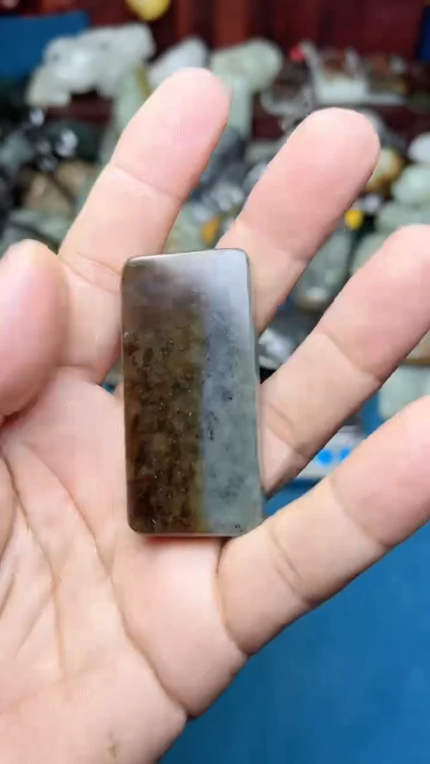 和田玉未镶嵌挂件-