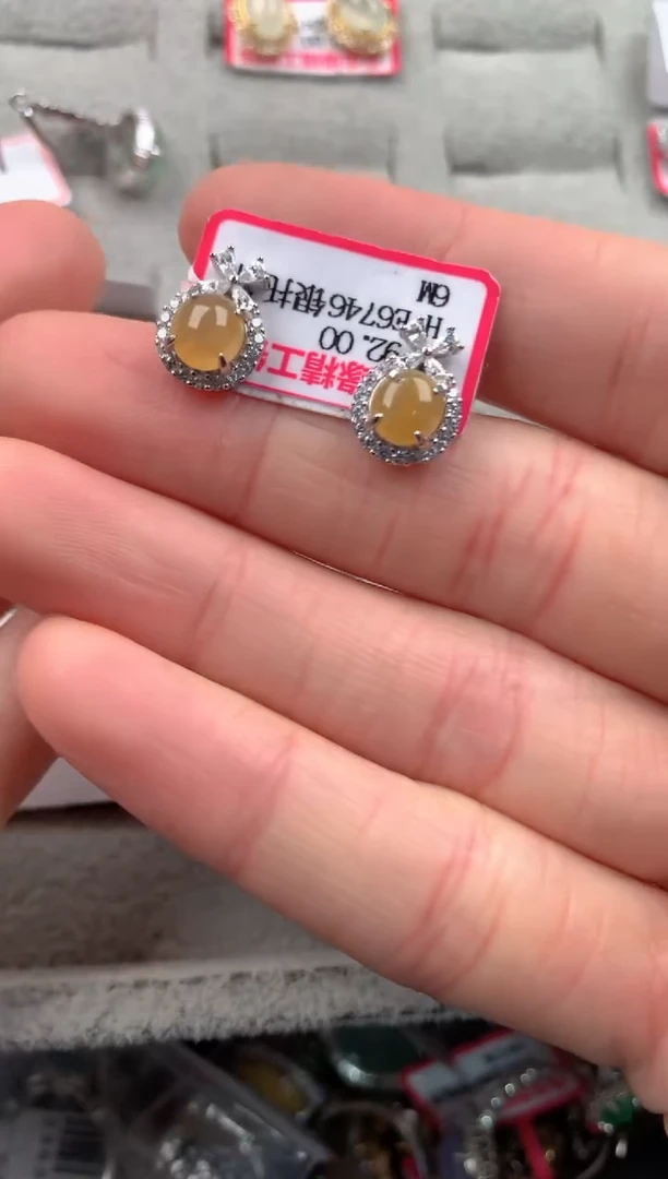 银S925镶嵌戒指翡翠333   6