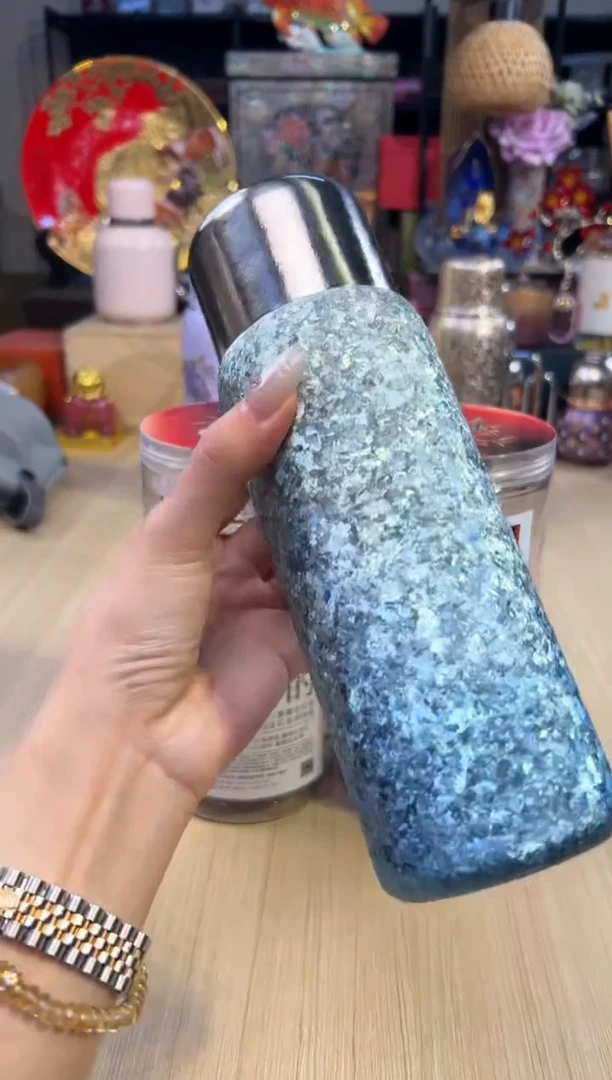 71悦享磁吸钛杯450ml-渐变蓝