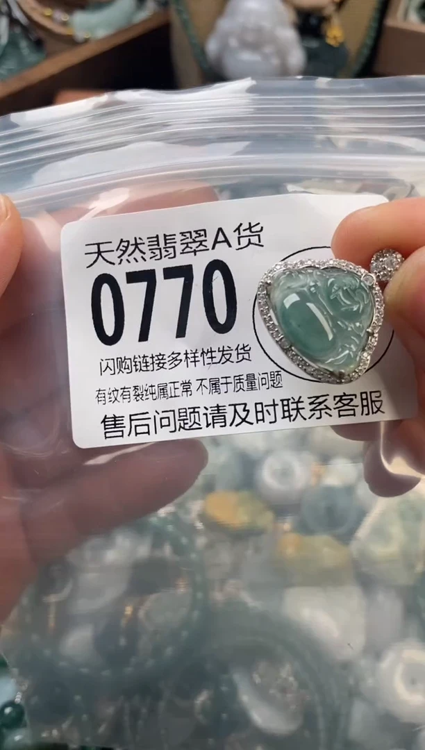 颈饰未镶嵌翡翠翡翠0770