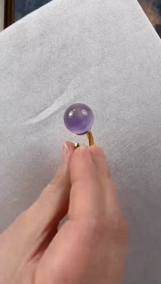 银S925镶嵌戒指水晶天然