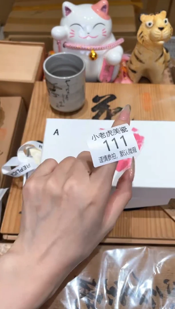 瓷片『瓷器小老虎美瓷』XB