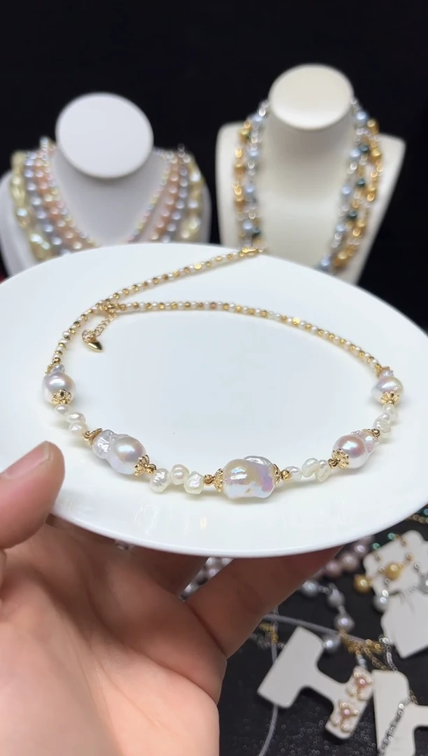 【闪购商品】淡水珍珠颈饰未镶嵌多人