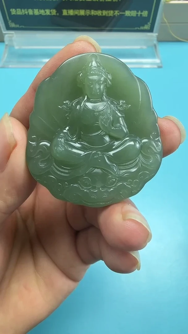 颈饰未镶嵌和田玉战**族008（双面雕刻）