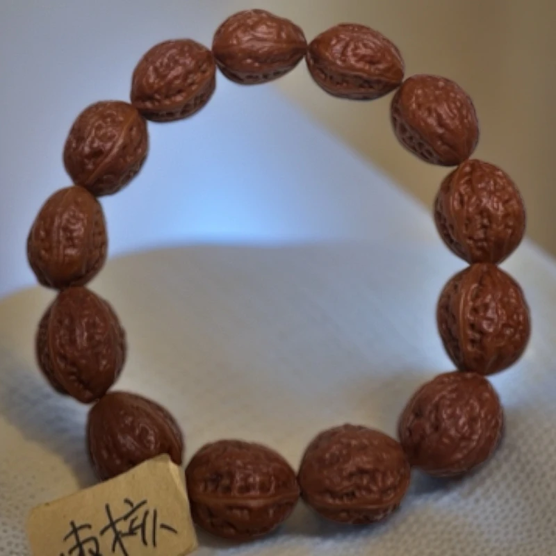 文玩核桃手串枣核尺寸13