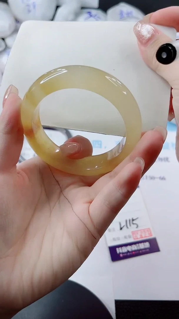 未镶嵌手镯石英质玉多样性发货L115