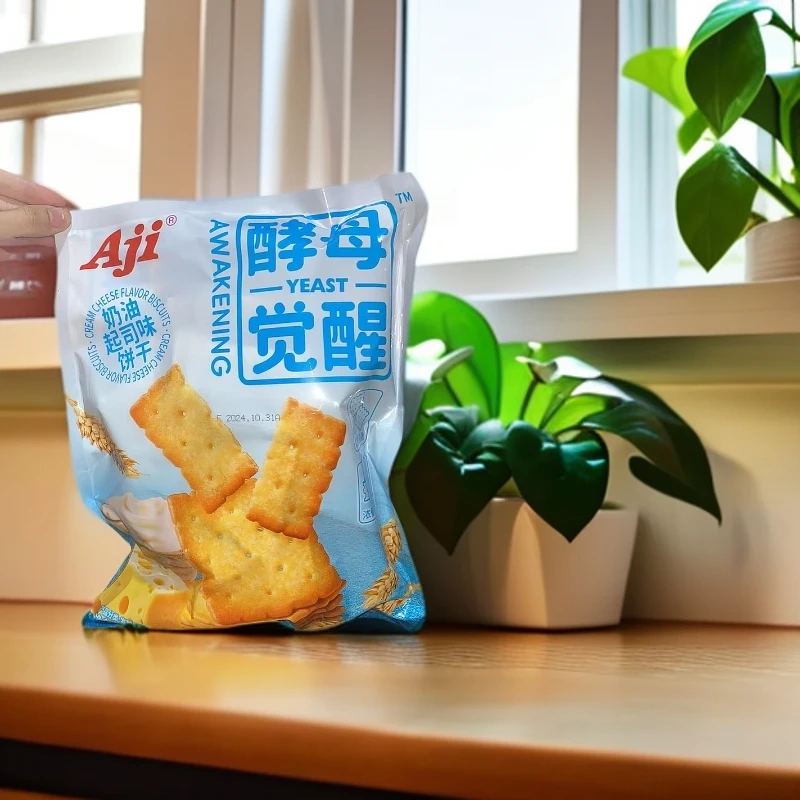 Aji酵母觉醒奶油起司味饼干280g*3袋